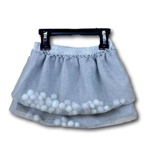 Cat & Jack Gray Sparkle Skirt Size 2T